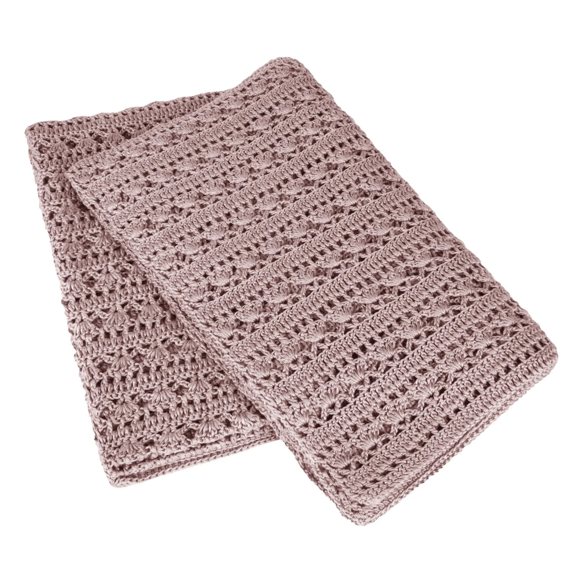 Numero 74 - Tara Crochet Blanket | Powder Pink S007