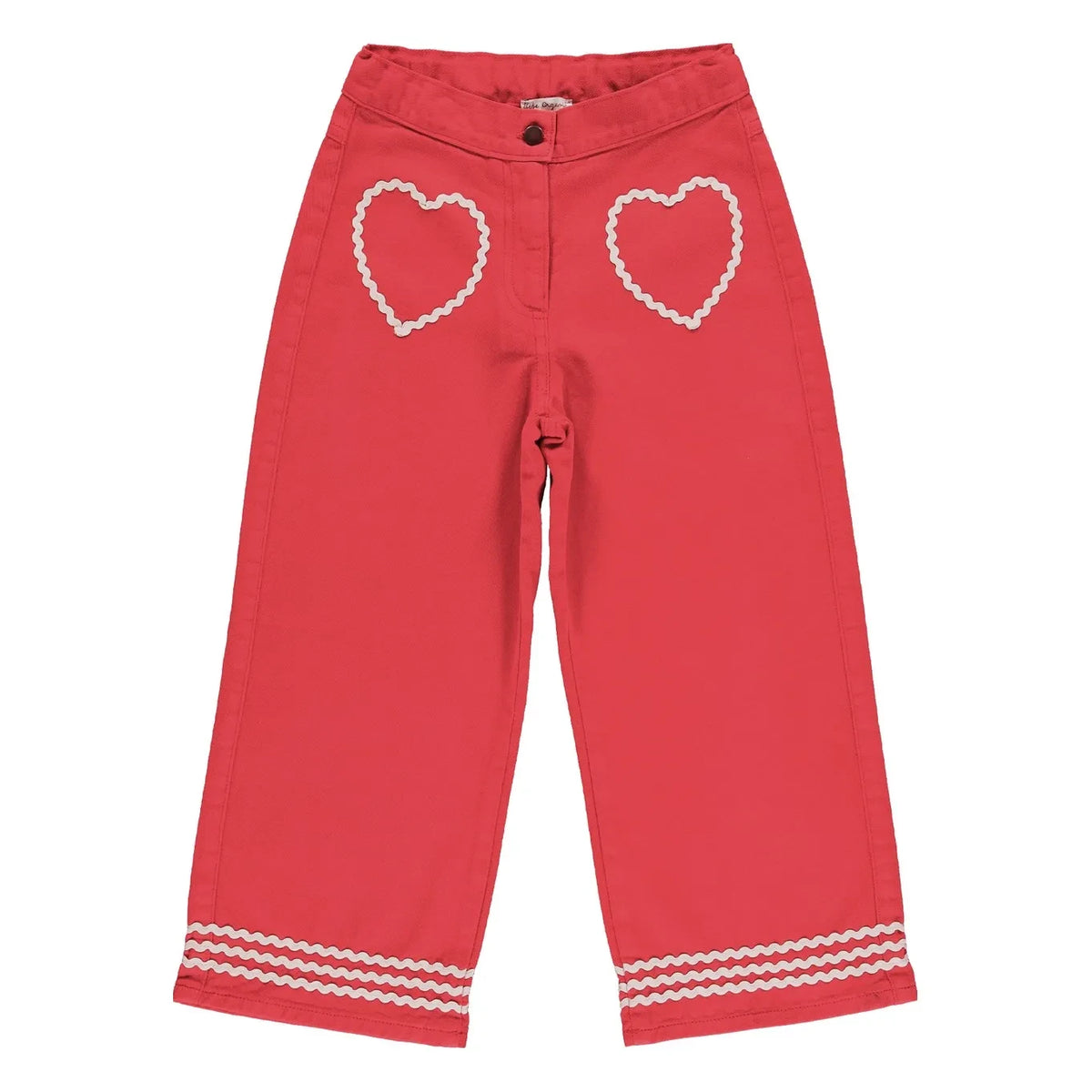 Bebe Organic - Maya Hearts Pants | Red