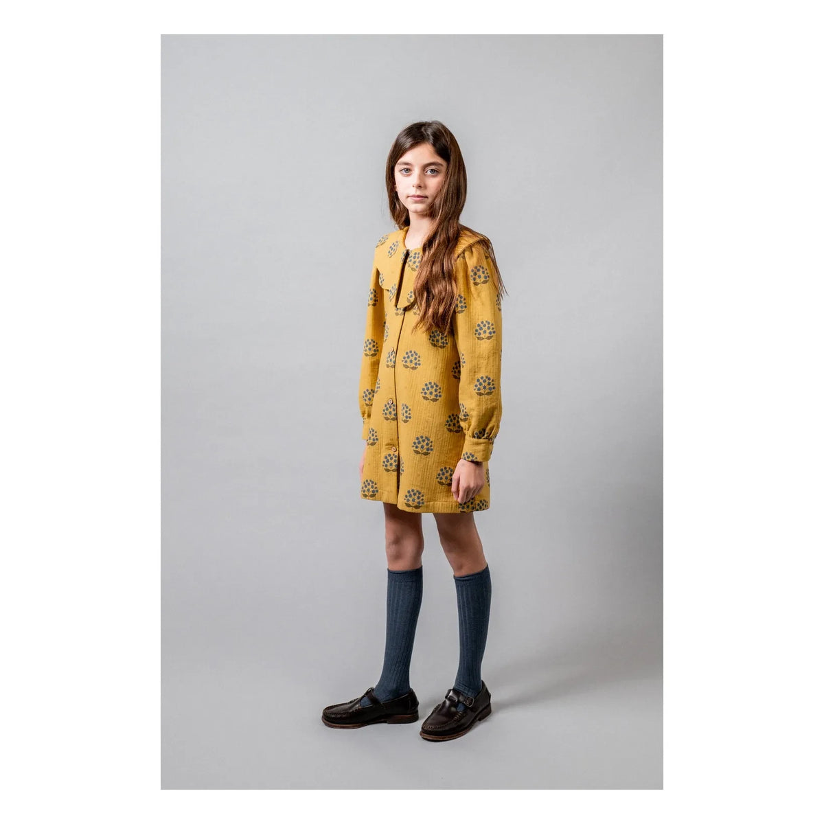 birinit - Arboleda Dress Organic Cotton Flowers | Yellow