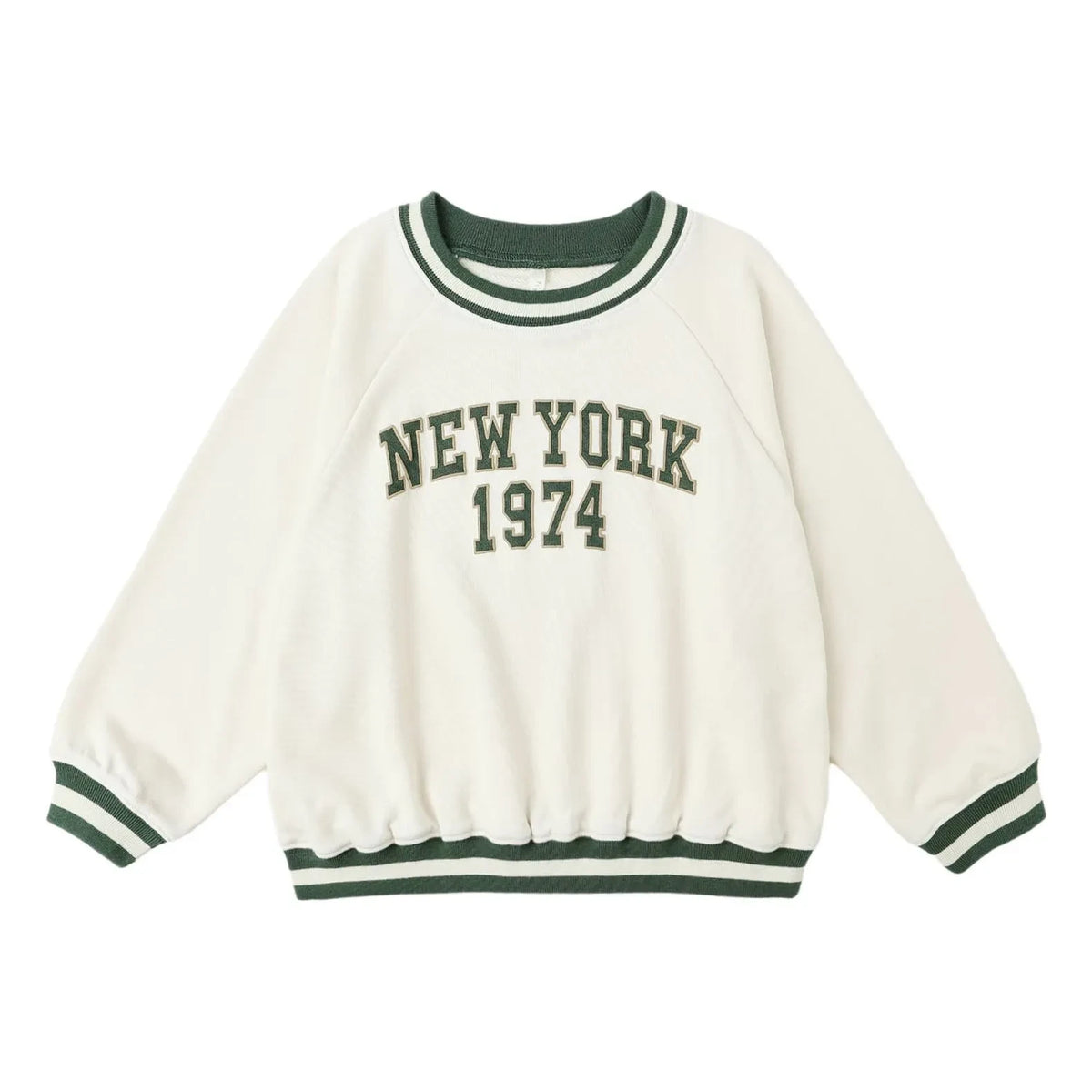 Rylee + Cru - Raglan Sweat New York Mini | Ivory