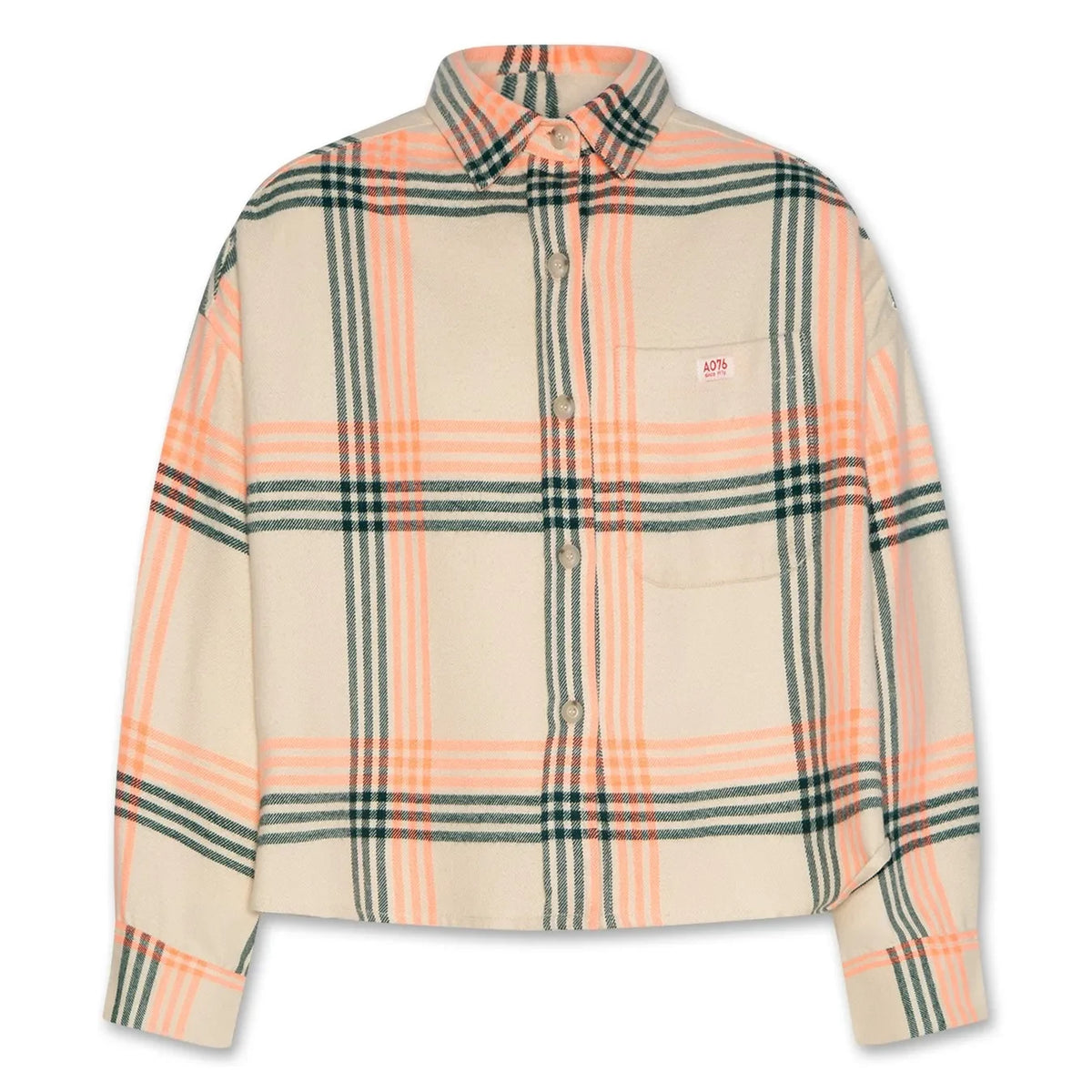 AO76 - Checked Shirt | Coral