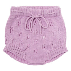 Tocoto Vintage - Knitted Bloomers | Lilac