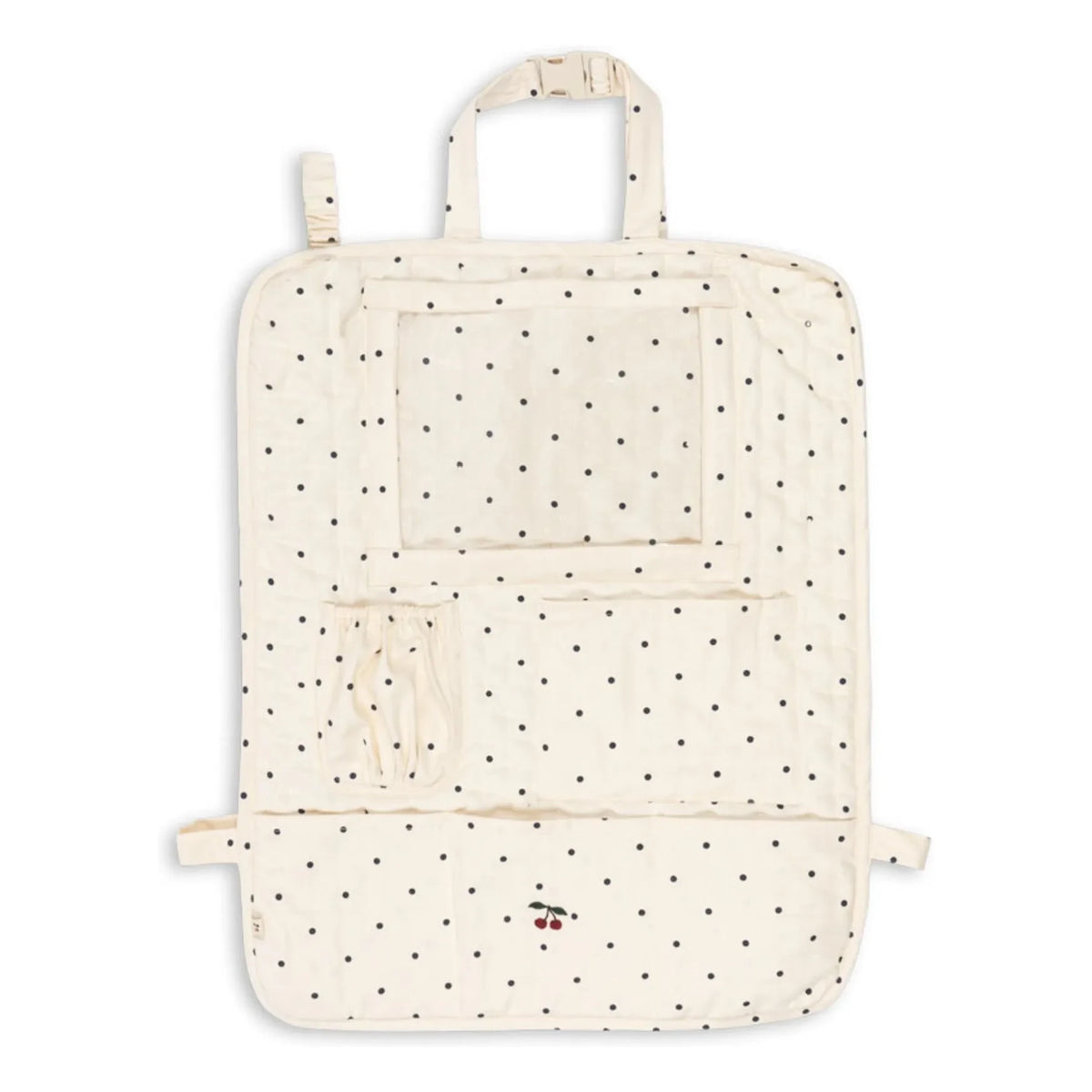 Konges Sløjd - Navy Dot tool organizer | Ecru