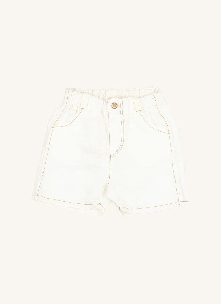 Búho - Linen Shorts | Ecru
