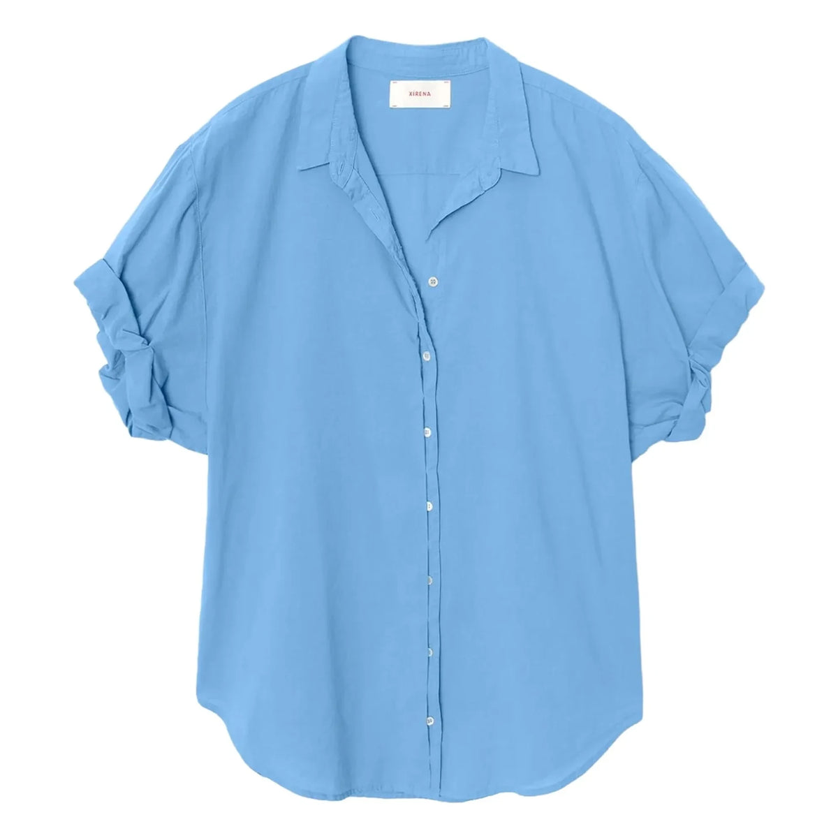 Xirena - Channing Cotton Poplin Shirt | Blue