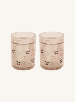 Konges Sløjd - Cherry Bibs - 2-piece Set | Pink
