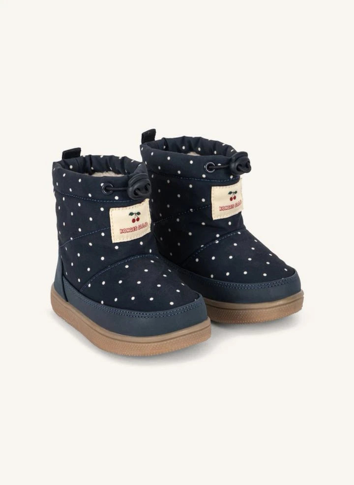 Konges Sløjd - Storma Pois Snow Boots | Dark Blue