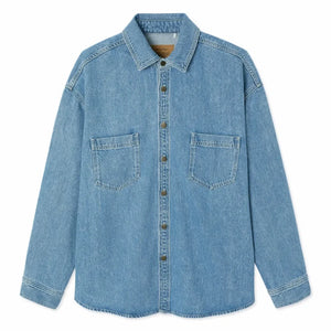 American Vintage - Joybird Relaxed Fit Shirt | Grey Blue