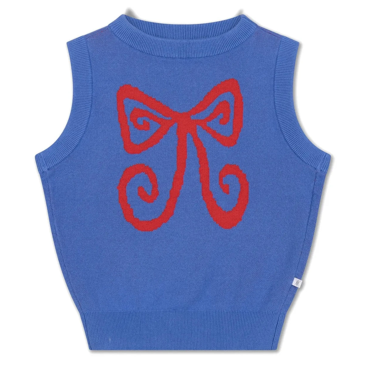 Repose AMS - Sleeveless Bow Sweater | Blue