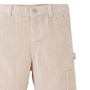 Gingersnaps - Carmine Velvet Baby Pants | Beige