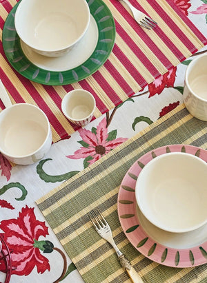 Anna + Nina - Olive Dessert Plate | Green