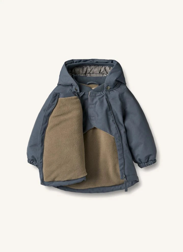 Wheat - Sascha Parka Made from Recycled Fibers | Blue