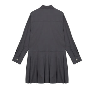 Smallable Kid - Crown shirt dress | Dark gray
