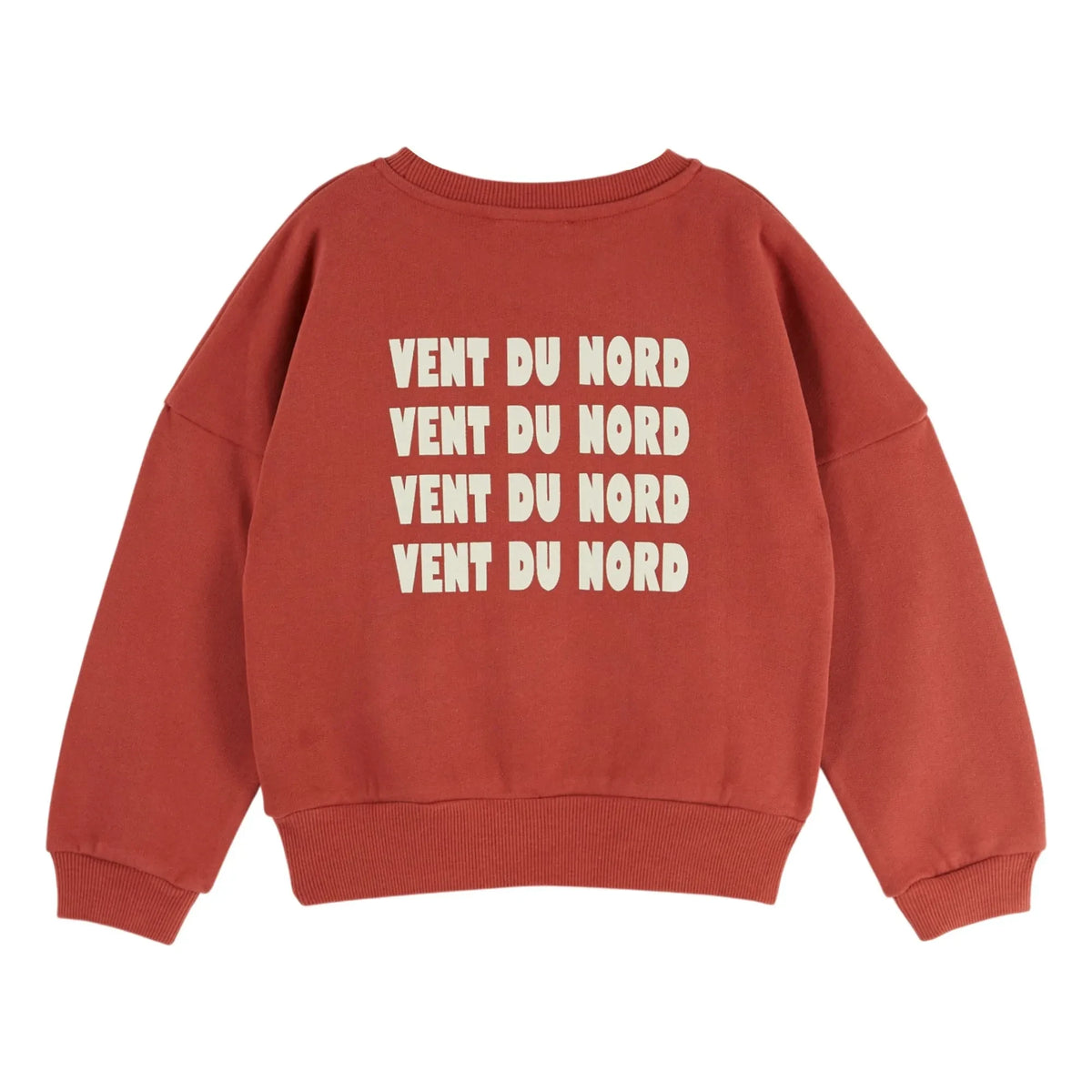 Emile et Ida - Vent Du Nord organic cotton sweatshirt | Red