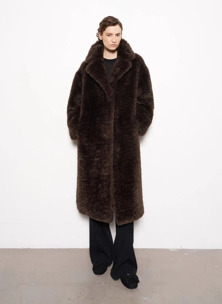 Stand Studio - Jazmin Coat | Chocolate