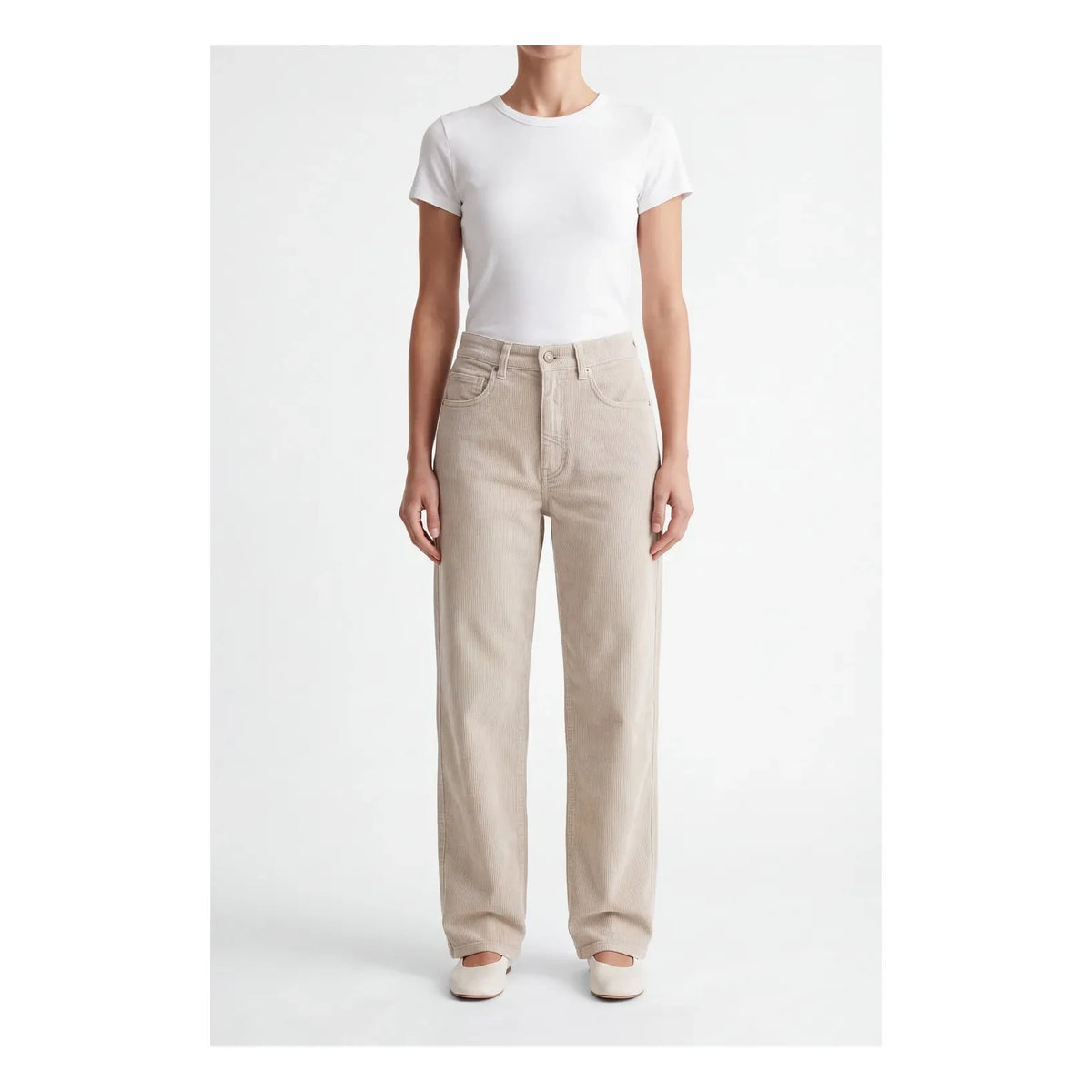 Hod - Lolita Velvet Trousers | Latte