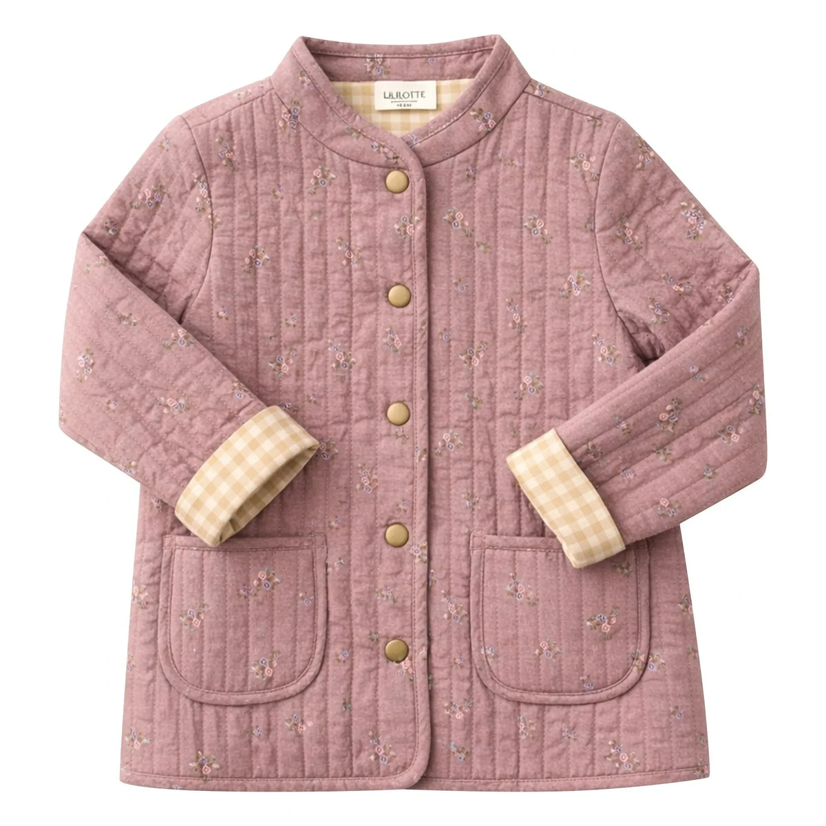 Lililotte - Valentina Fleurie Organic Cotton Jacket | Dust Pink