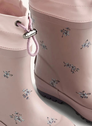Wheat - Thermo Fleurs Rain Boots | Dust Pink