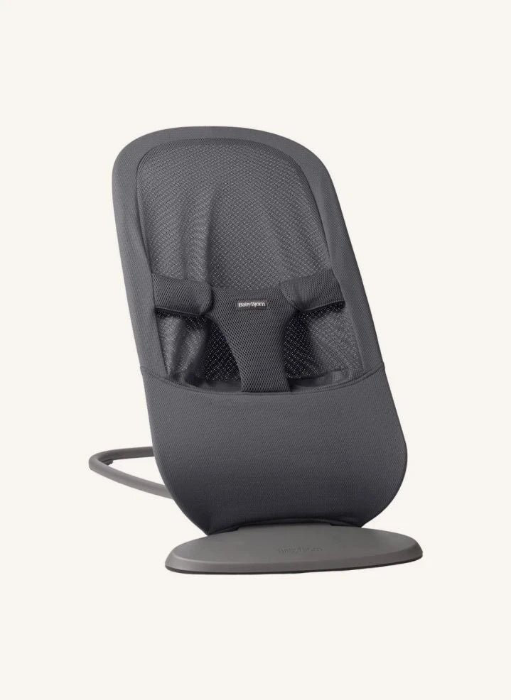 BabyBjörn - Begin Deck Chair - Breathable Mesh Fabric, Dark Grey | Dark grey