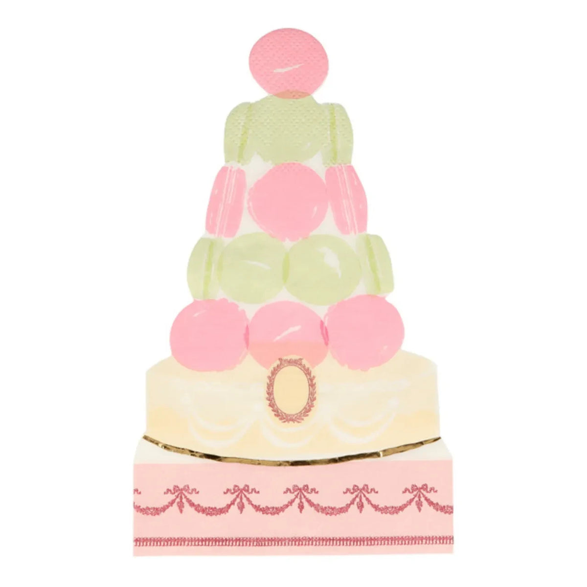 Meri Meri - Macaron Pyramid Paper Napkins - Set of 8