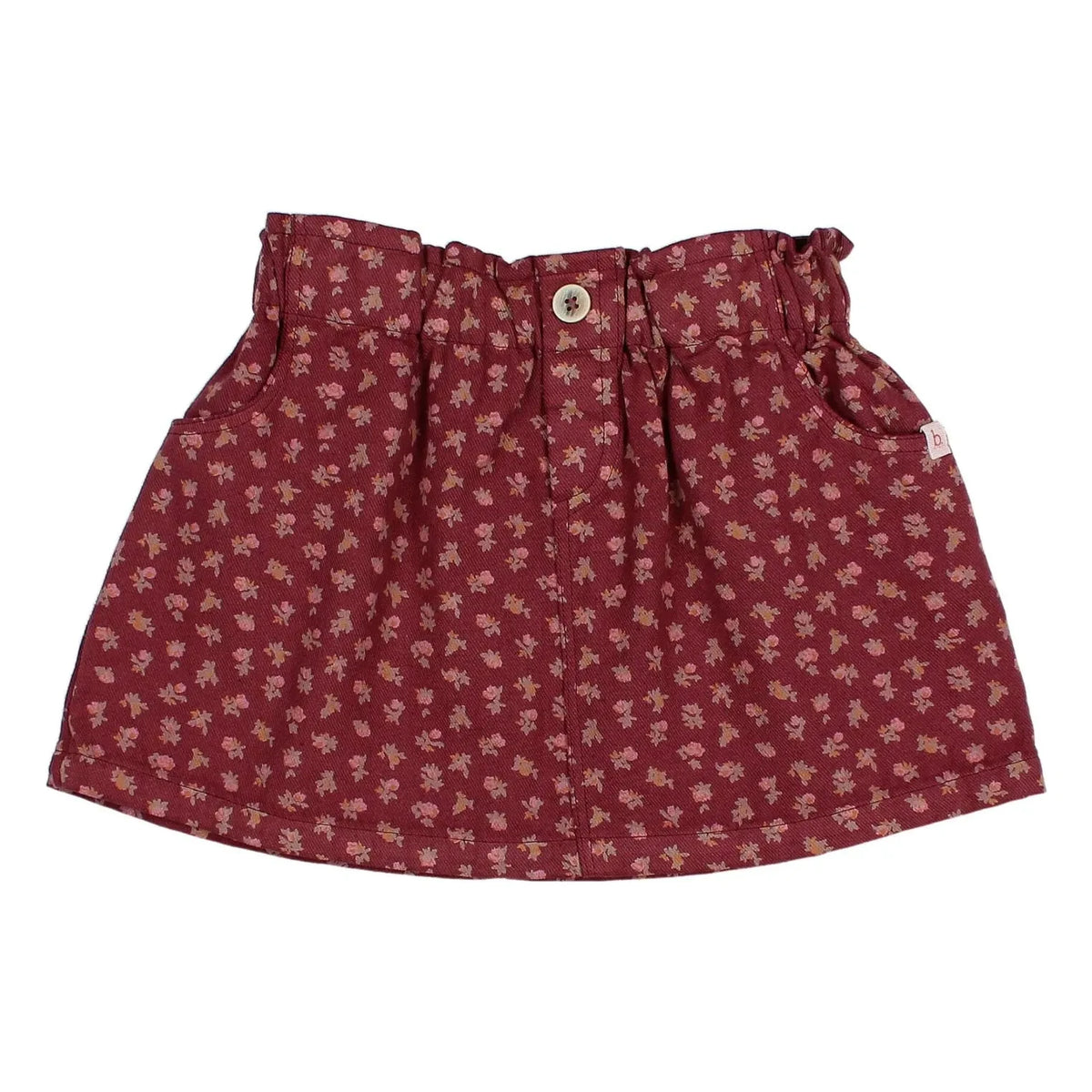 Búho - Cottage Fleurie skirt | Burgundy