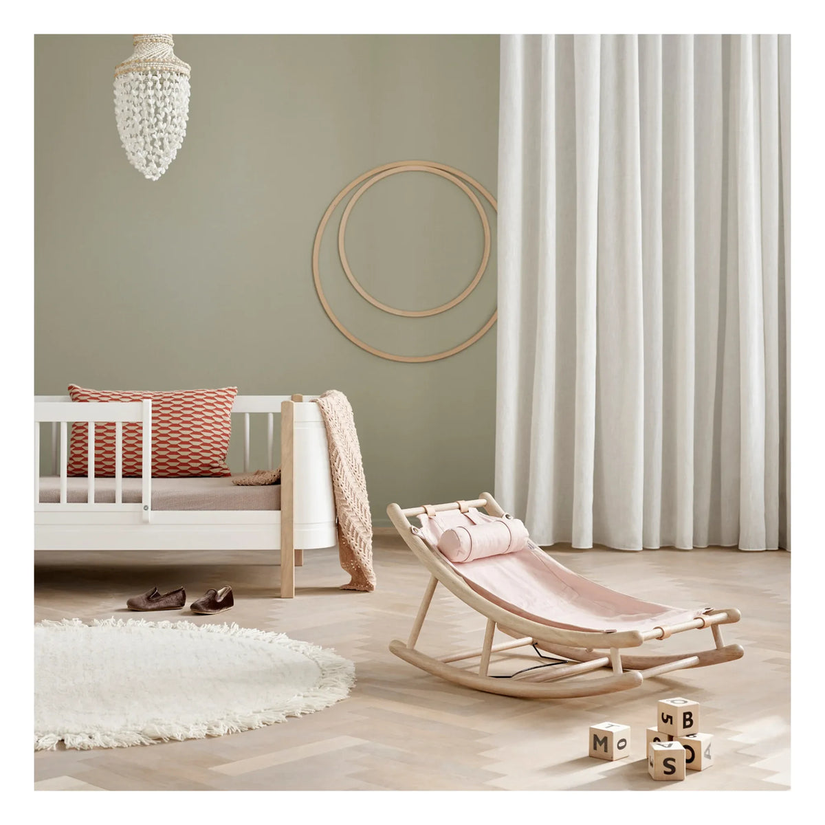 Oliver Furniture - Child Seat Cushion for Swing | Pink