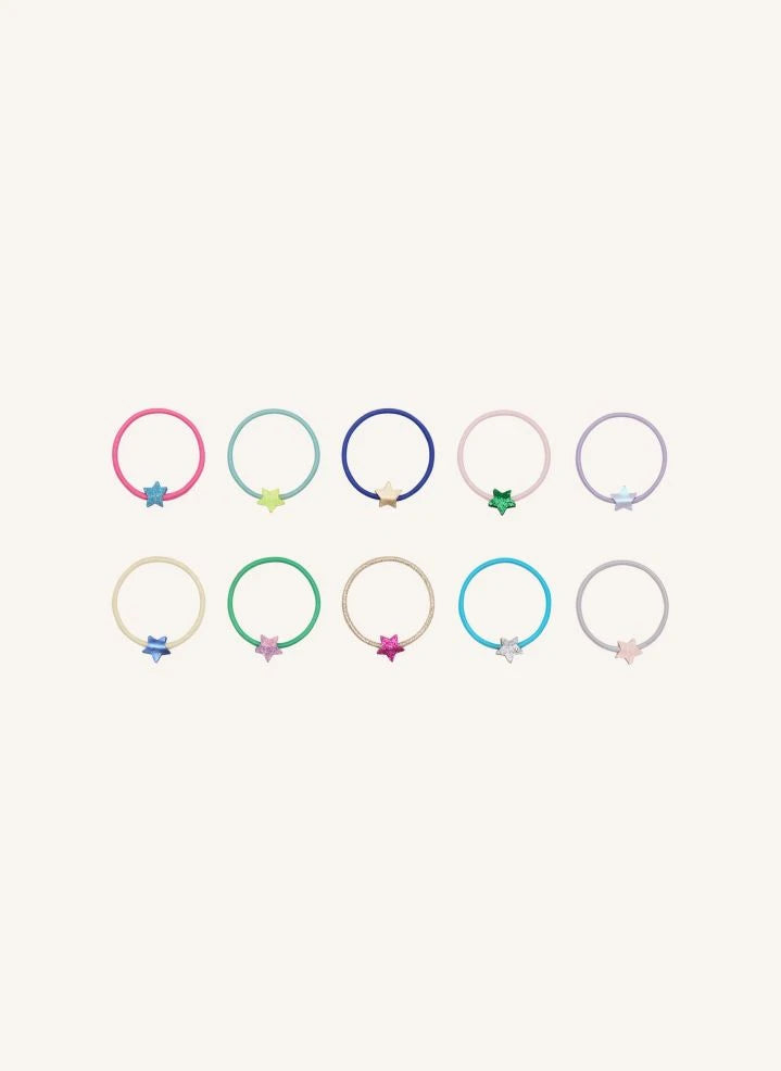 Mimi & Lula - Set of 10 Chouchous Petites Etoiles | Pink