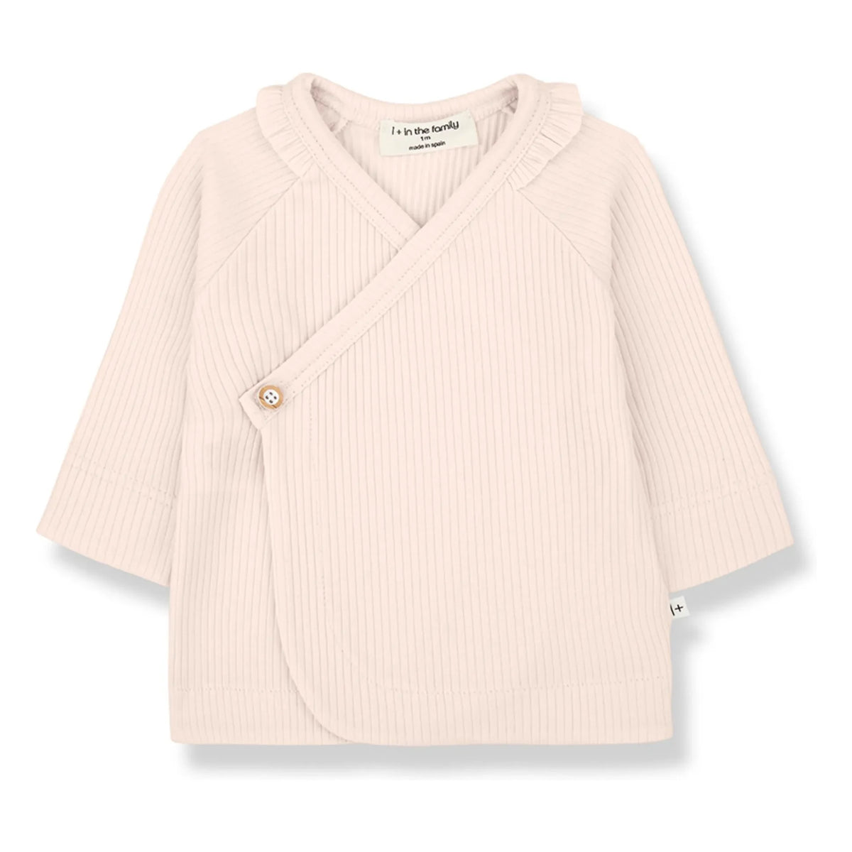 1+ in the family - Caterina Ribbed T-Shirt | Beige Pink