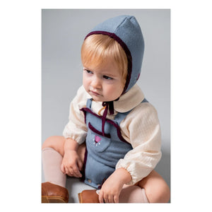 birinit - Embroidered hat | Gray blue
