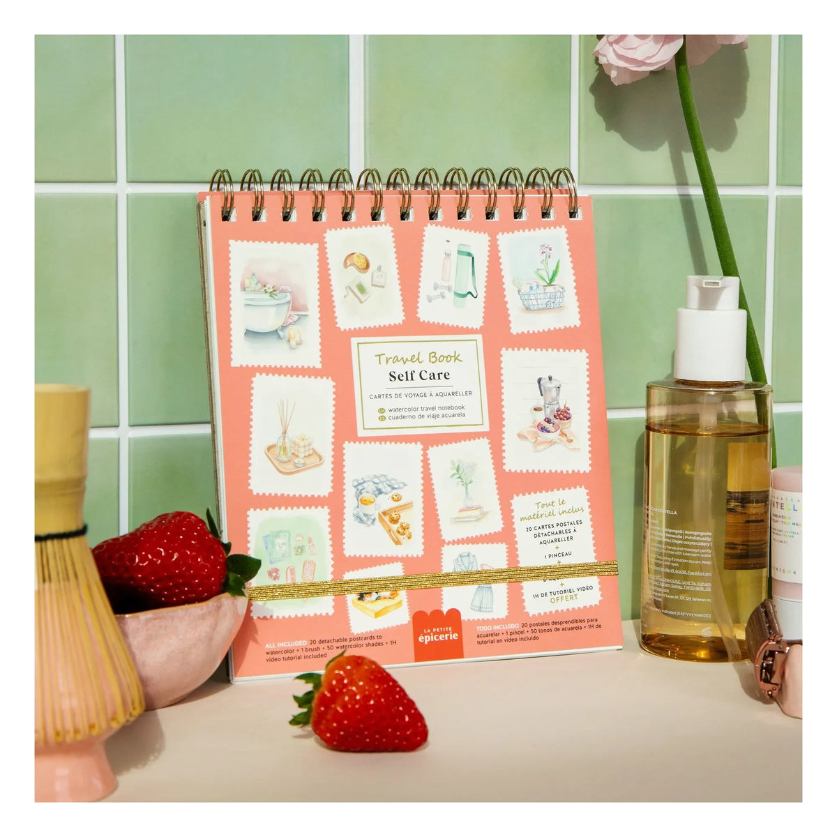 La Petite Épicerie - Watercolor Notebook - Self-Care