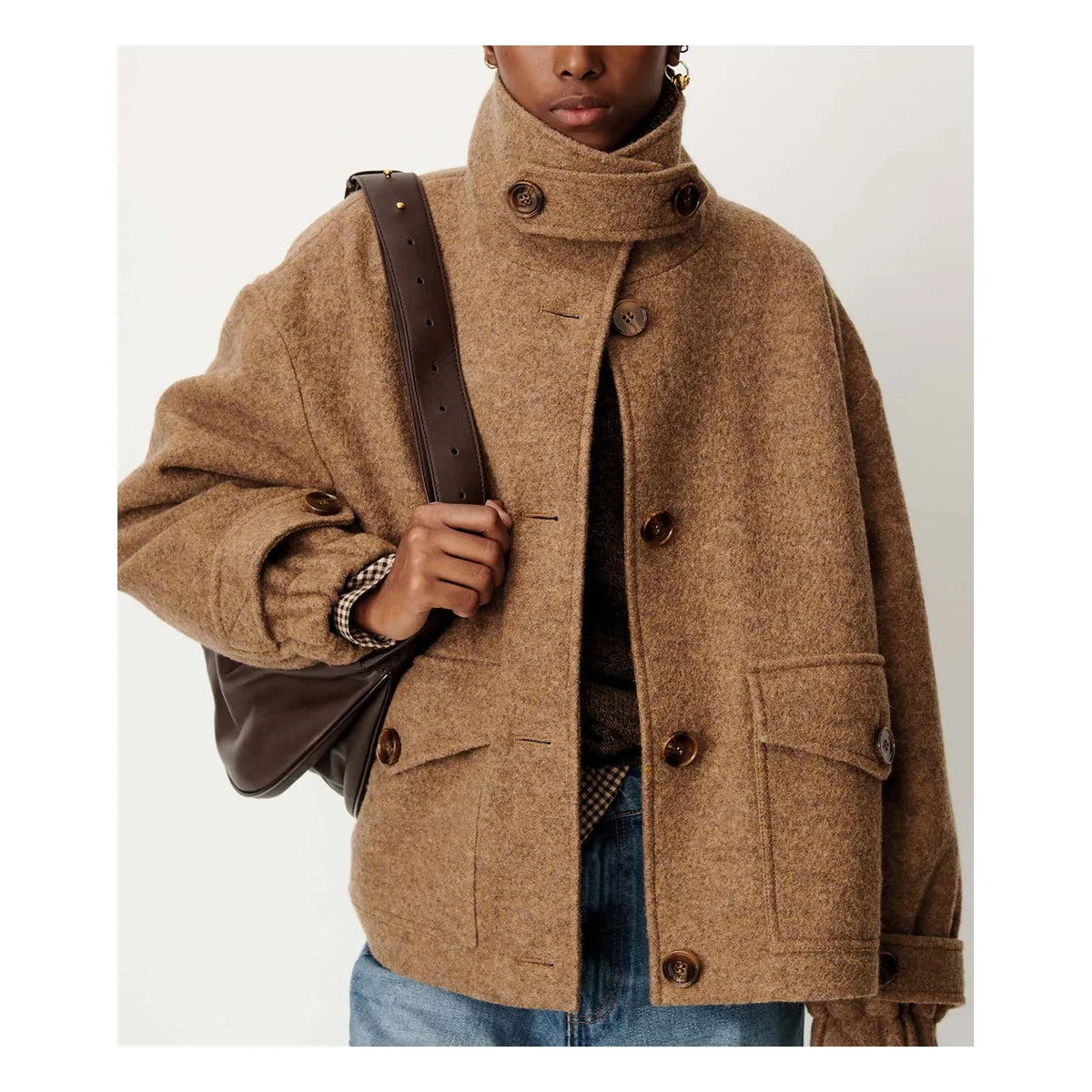 Sessùn - Hattson Wool Coat | Camel