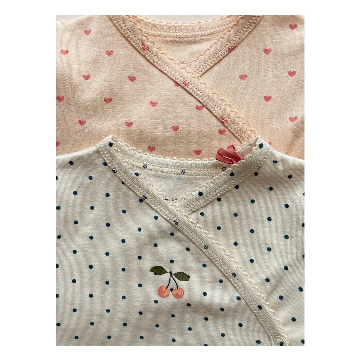 Konges Sløjd - Organic Cotton Heart Body | Pink