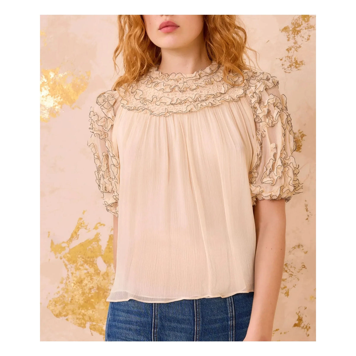 Ulla Johnson - Isolda Silk Blouse | Ecru