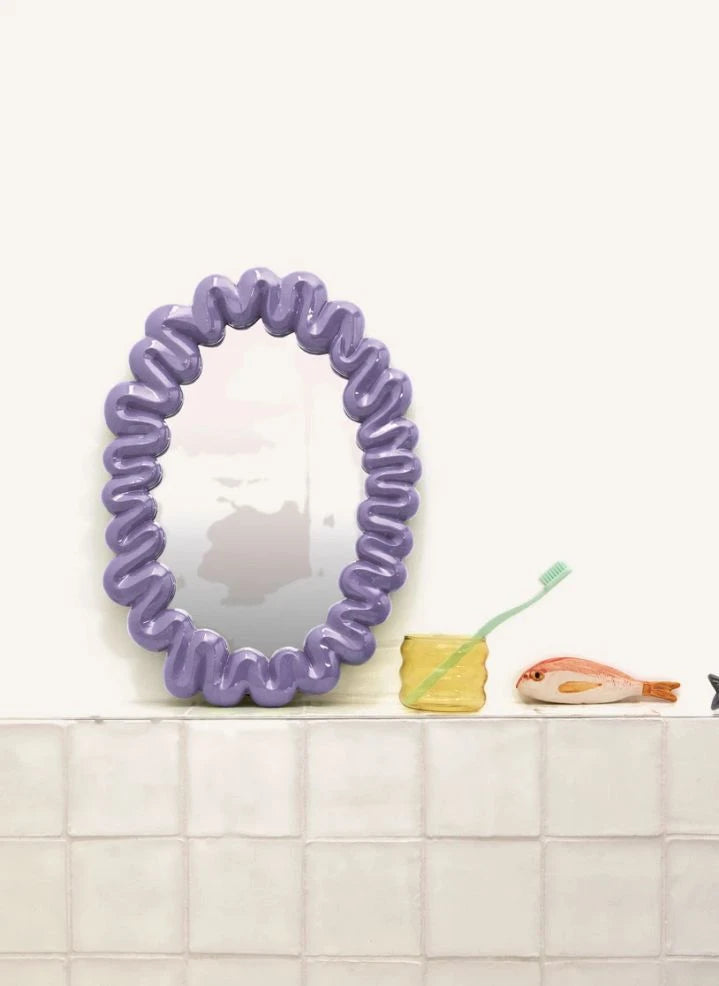 &Klevering - Teardrop Mirror | Lilac