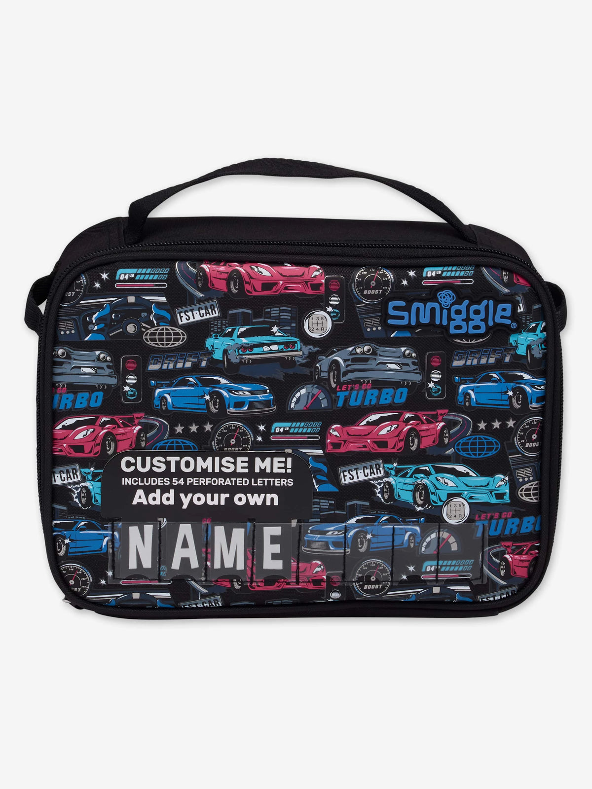 Smiggle - Aspire Rectangular Name Tag Lunch Bag