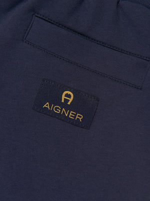 Aigner Boys Pocket Bermuda Shorts in Navy