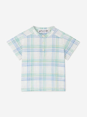Bonpoint Baby Boys Cesari Shirt in Blue