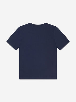 BOSS Boys Logo T-Shirt in Navy