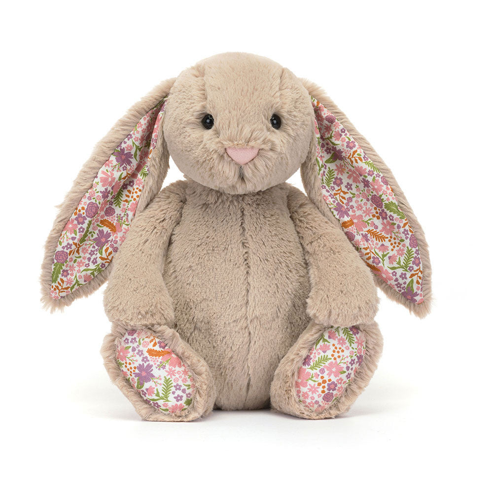 JellyCat - Flower Beige Rabbit 'Petal' Rabbit Plush Toy 31 cm