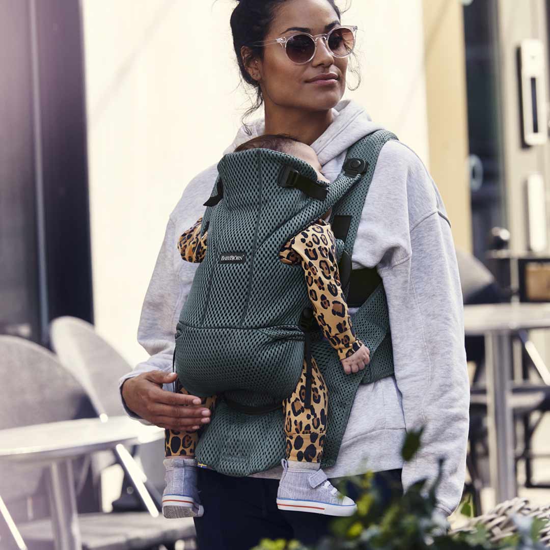 BabyBjorn Move 3D Mesh Baby Carrier - Sage Green-Baby Carriers-Sage Green- | Natural Baby Shower