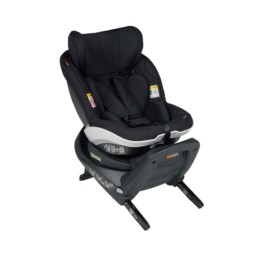 BeSafe iZi Turn i-Size Car Seat - Fresh Black Cab-Car Seats- | Natural Baby Shower
