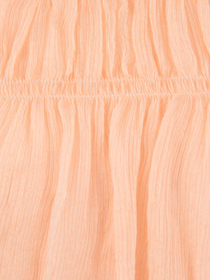 Chloé Chloe Girls Light Pink Silk Dress