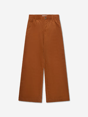 Chloé Girls Corduroy Trousers in Brown