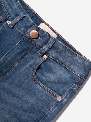 DL1961 Girls Claire Boot Cut Jeans in Navy