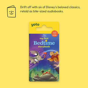 Yoto Card - Disney Classics: My First Bedtime Storybook-Audio Player Cards + Characters- | Natural Baby Shower