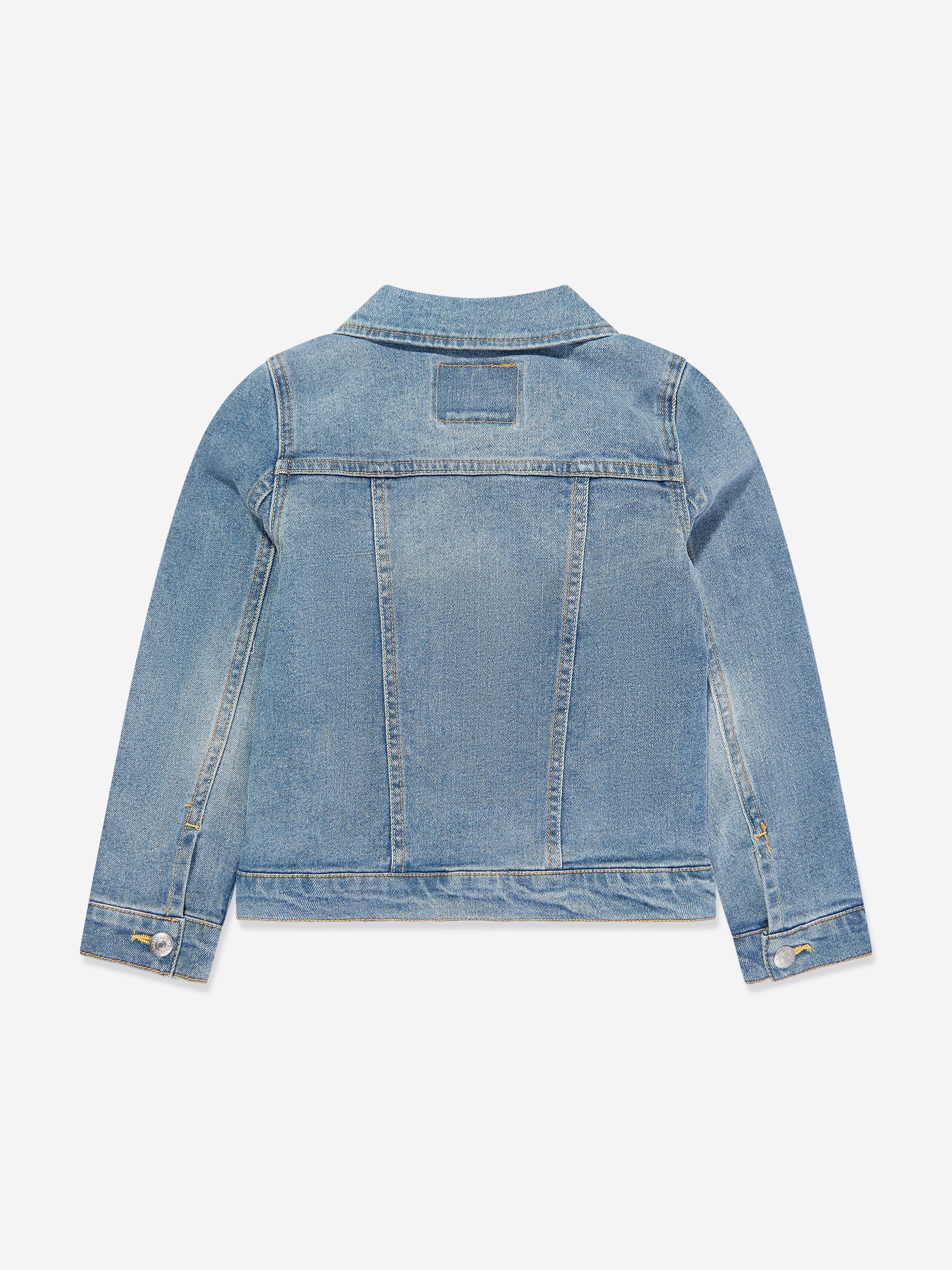 Levi's Girls Stretch Trucker Jacket in Blue