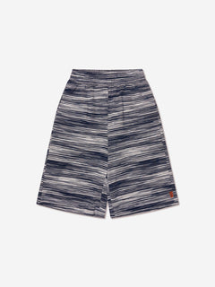 Missoni Boys Striped Jersey Shorts in Navy