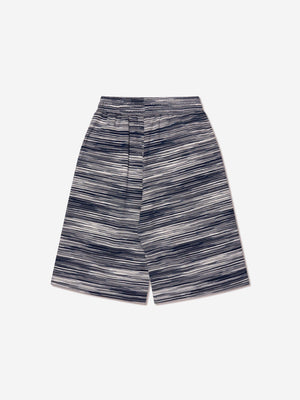 Missoni Boys Striped Jersey Shorts in Navy