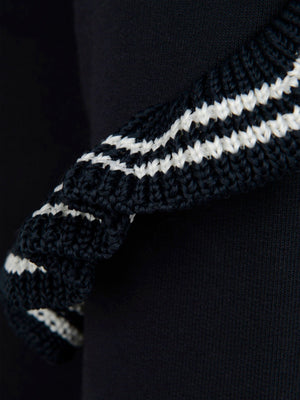 Moncler Enfant Moncler Girls Cotton Sweater in Navy