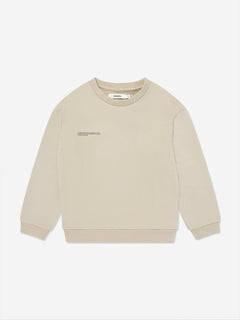 PANGAIA Kids 365 Midweight Sweatshirt in Beige